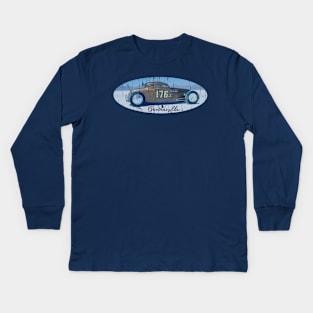 BONNEVILLE SALT FLATS Kids Long Sleeve T-Shirt